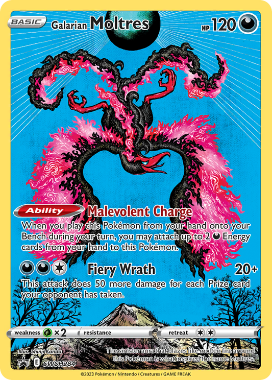 SWSH284 Galarian Moltres