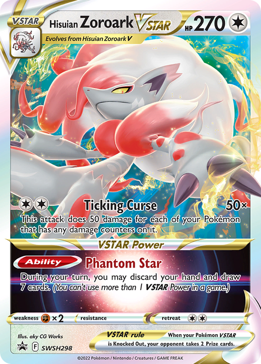 SWSH298 Hisuian ZoroarkVSTAR