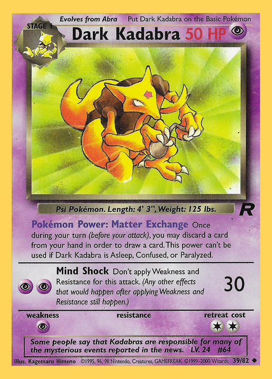 039/82 Dark Kadabra