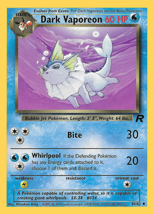 045/82 Dark Vaporeon