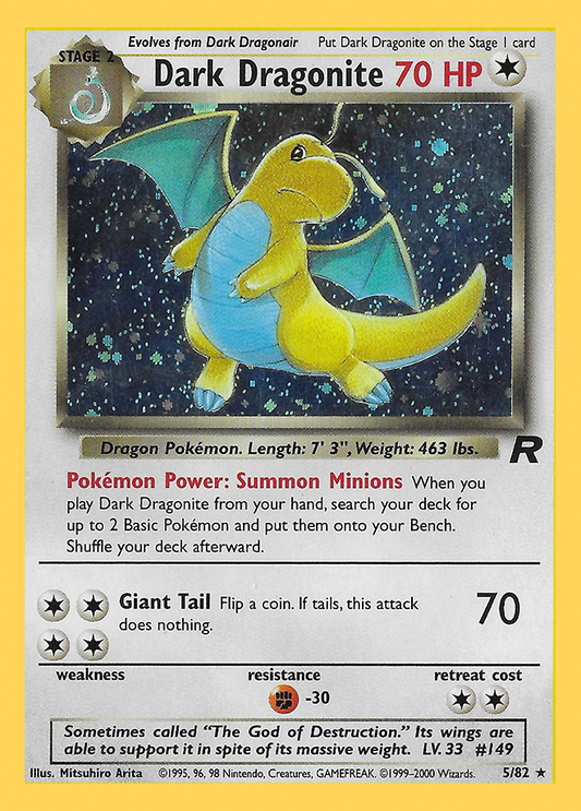 05/82 Dark Dragonite