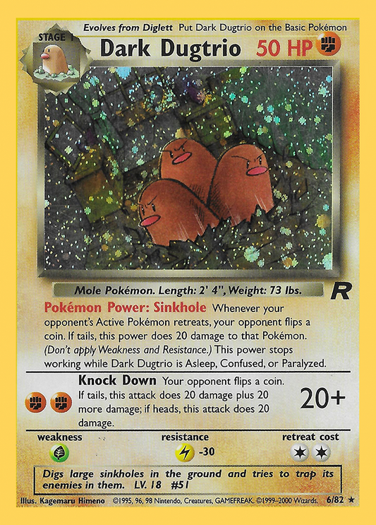 06/82 Dark Dugtrio