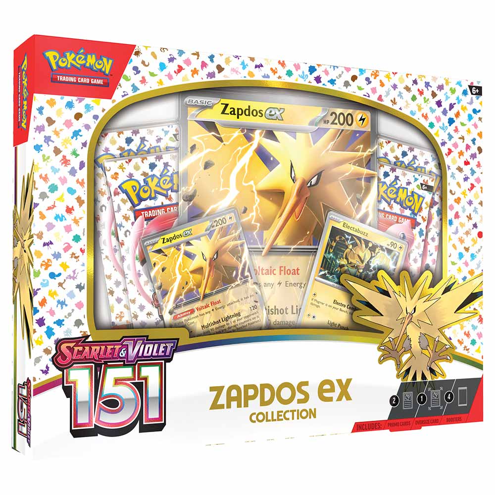 Pokémon 151 Zapdos EX Box