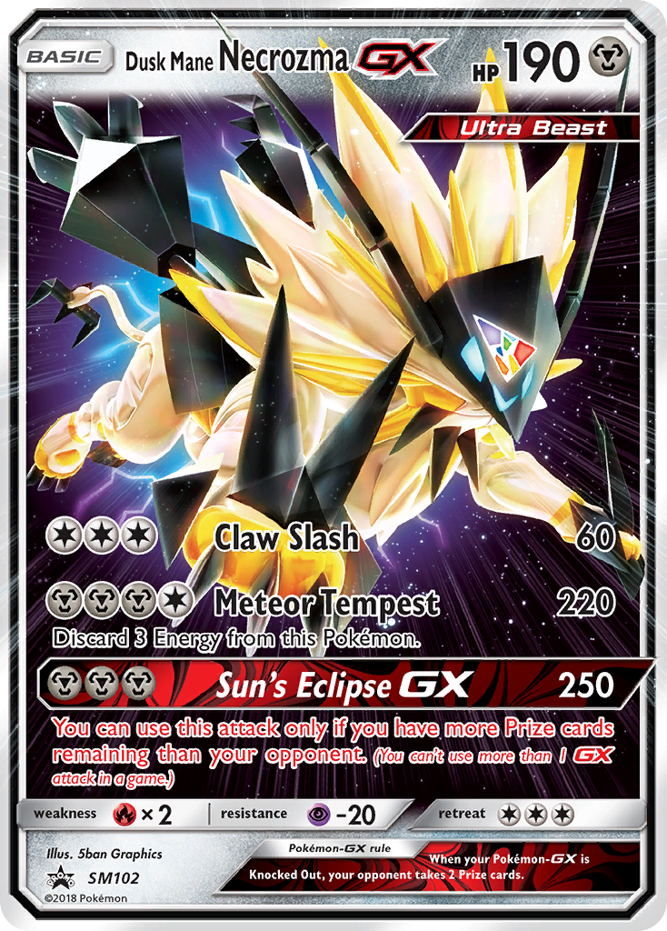 SM102 Dusk Mane NecrozmaGX
