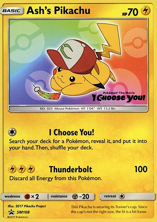 SM108 Ash's Pikachu
