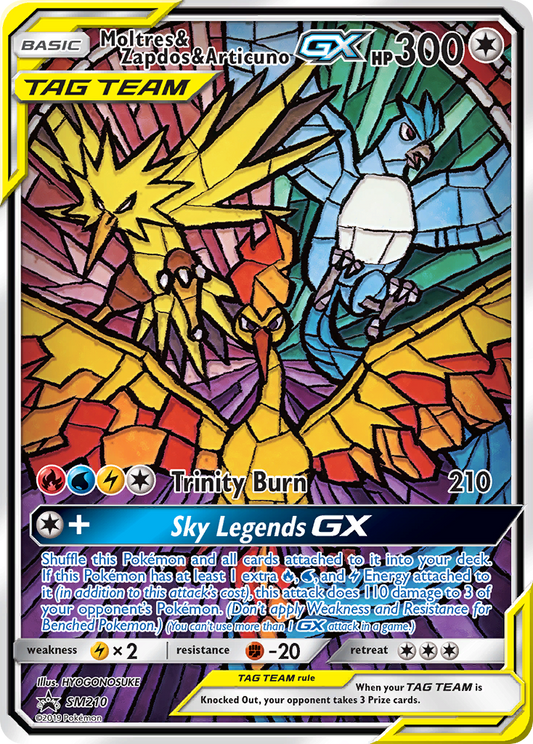 SM210 Moltres & Zapdos & ArticunoGX