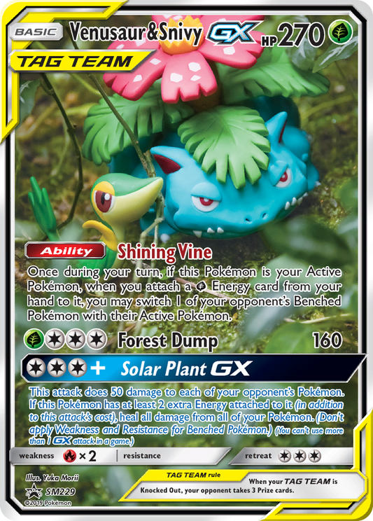 SM229 Venusaur & Snivy