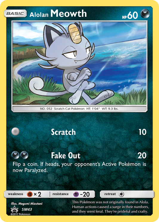 SM43 Alolan Meowth