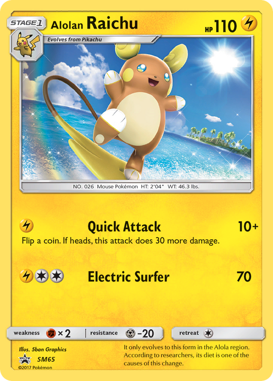 SM65 Alolan Raichu