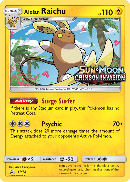SM72 Alolan Raichu