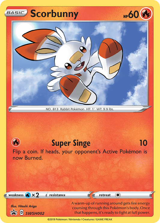 SWSH002 Scorbunny