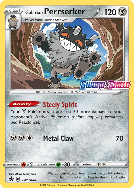 SWSH008 Galarian Perrserker