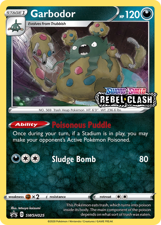SWSH025 Garbodor