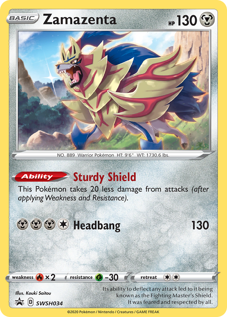 SWSH034 Zamazenta