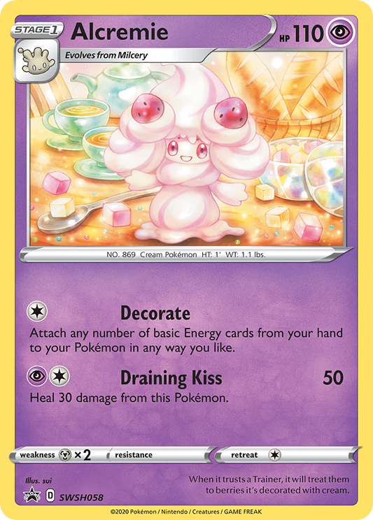 SWSH058 Alcremie