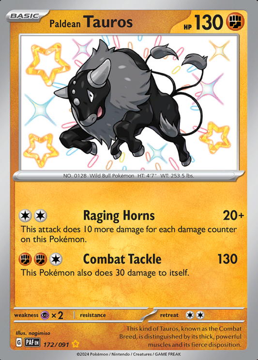 172/091 Paldean Tauros