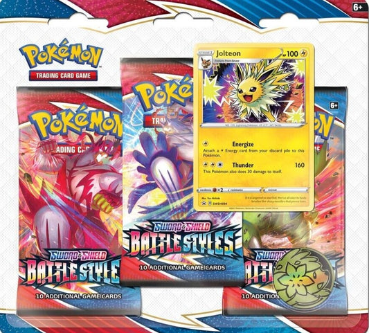 Battle Styles 3 Pack Blister