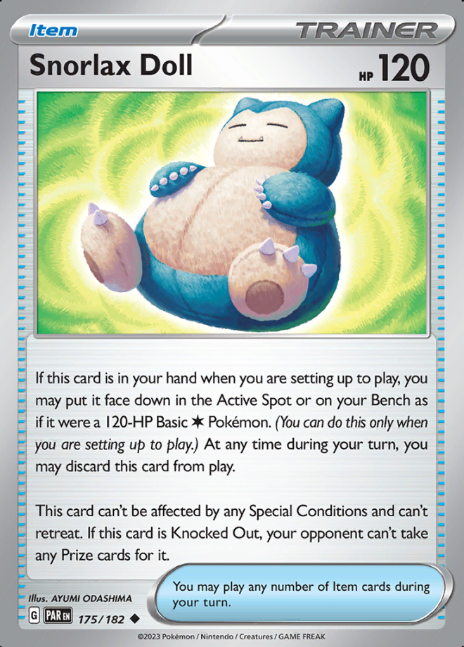 175/182 Snorlax Doll